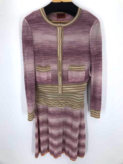 MISSONI（ミッソーニ） クルーネックカーディガン ノースリーブワンピース セットアップ レディース セットアップ