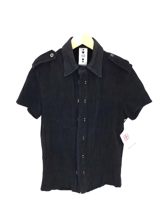 USED古着（ユーズドフルギ） WO 半袖 レザーシャツ メンズ トップス