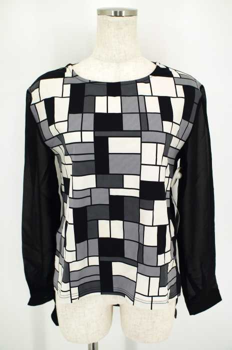EMODA （エモダ） アートブロックドッキングトップス　ART BLOCK DOCKING TOPS レディース トップス