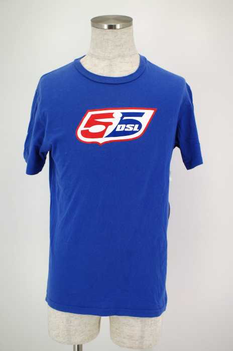 55DSL (フィフティーファイブディーエスエル) クルーネックロゴプリントTシャツ メンズ トップス