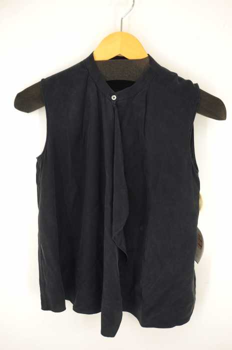 Ballsey TOMORROWLAND （ボールジィ トゥモローランド） シルクデシン フロントラッフルブラウス レディース トップス