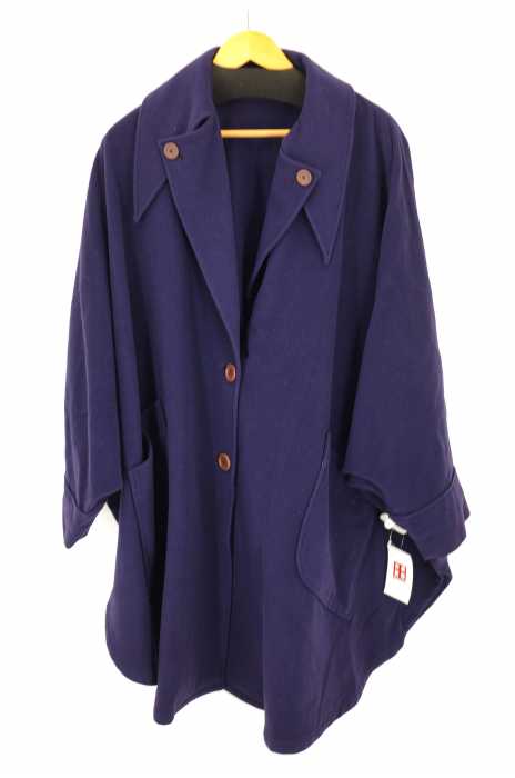 BALTRIK（フルギ） CASHMERE カシミヤ混 ビッグシルエット ドルマンチェスターコート レディース アウター