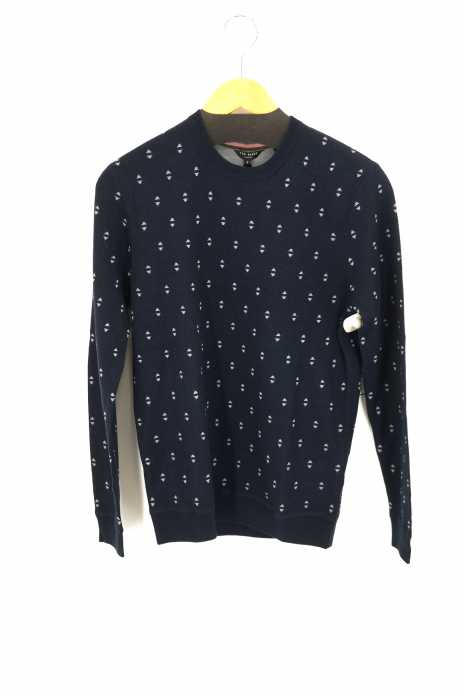 TED BAKER LONDON(テッドベーカー ロンドン) 総柄クルーネックニット メンズ トップス