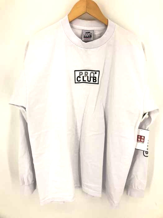 PRO CLUB（プロクラブ） ロゴ入り ロンT メンズ トップス