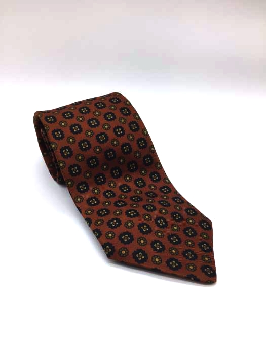 BROOKS BROTHERS（ブルックスブラザーズ） 総柄シルクネクタイ メンズ ファッション雑貨