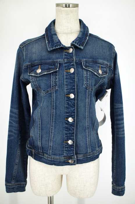 ZARA BASIC （ザラベーシック） ダメージ加工デニムジャケット レディース アウター