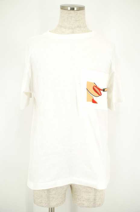 C.E (シーイー) ポケット付きプリント半袖Tシャツ メンズ トップス