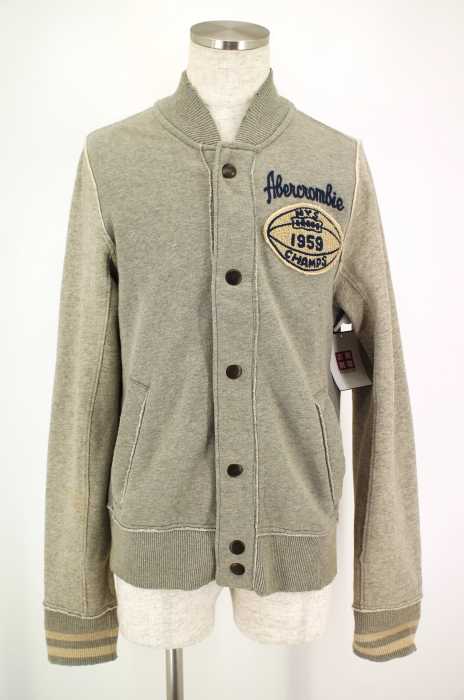 Abercrombie & Fitch (アバクロンビーアンドフィッチ) USED加工スェットブルゾン メンズ トップス