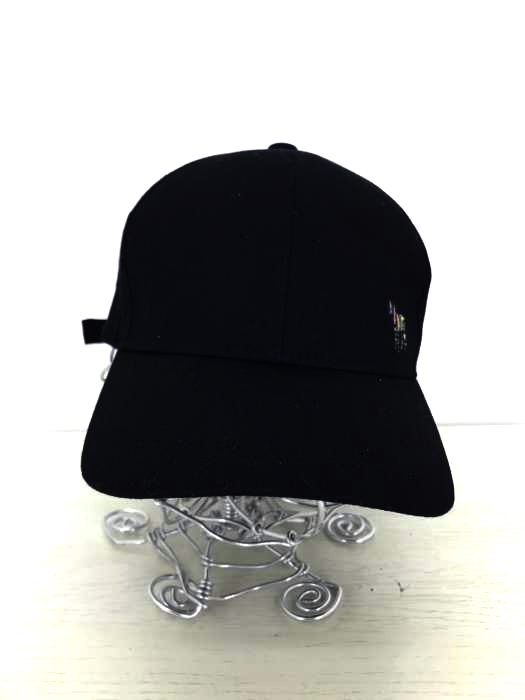 PS Paul Smith(ピーエスポールスミス) Zebra Logo Baseball Cap ゼブラ刺繍 コットンベースボールキャップ レディース 帽子