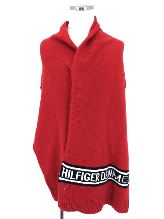 HILFIGER DENIM（ヒルフィガーデニム） ロゴ マフラー メンズ ファッション雑貨
