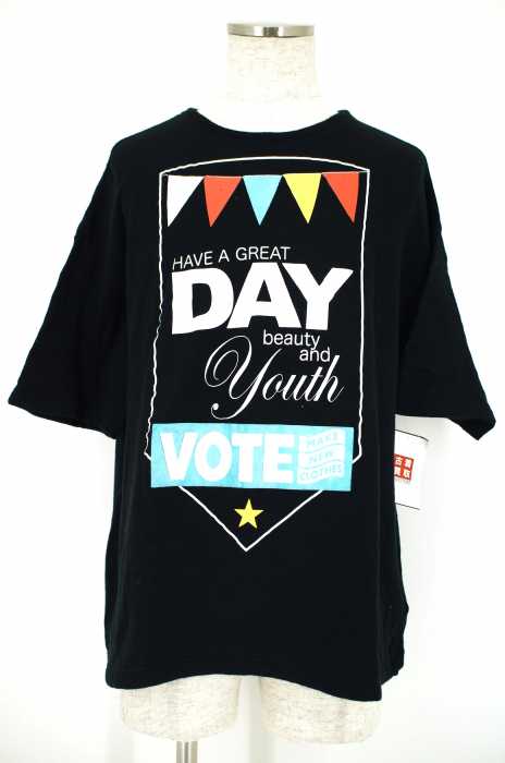 VOTE MAKE NEW CLOTHES () ポケットプリント半袖Tシャツ メンズ トップス