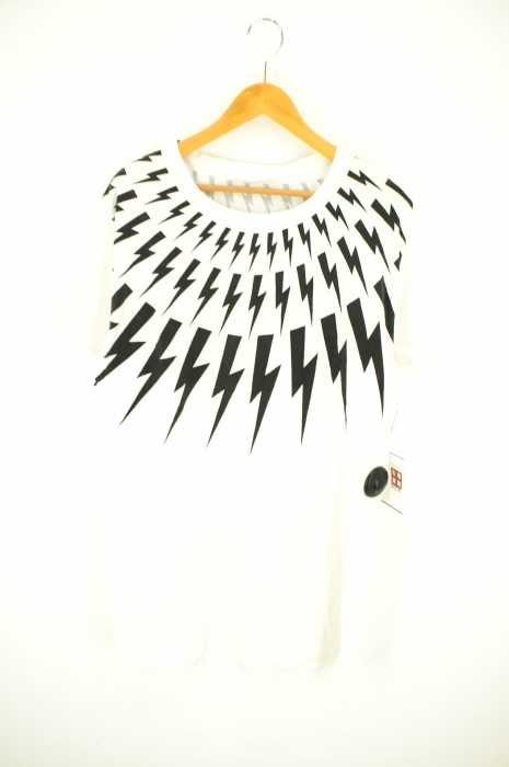 NEIL BARRETT（ニールバレット） サンダーボルト プリントTシャツ メンズ トップス