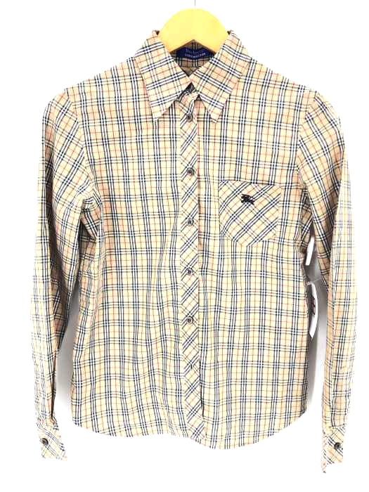 BURBERRYS BLUE LABEL（バーバリーズブルーレーベル） 長袖ロングスリーブチェックシャツ レディース トップス