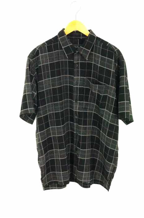 USED古着  （ユーズドフルギ） 半袖チェックシャツ メンズ トップス