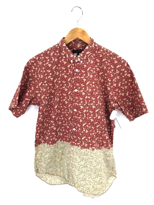 COMME des GARCONS HOMME PLUS（コムデギャルソンオムプリュス） AD2008 花柄切替半袖シャツ メンズ トップス