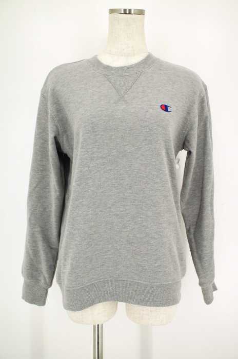 Champion (チャンピオン) ガゼットV ロゴ刺繍入りスウェットプルオーバー レディース トップス