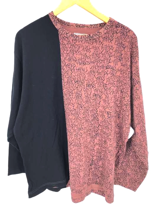 SHAREEF(シャリーフ) LETTERING PATTERN L/S BIG-T メンズ トップス