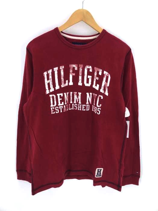 TOMMY HILFIGER(トミーヒルフィガー) プリントデザイン長袖ロングスリーブTシャツ メンズ トップス