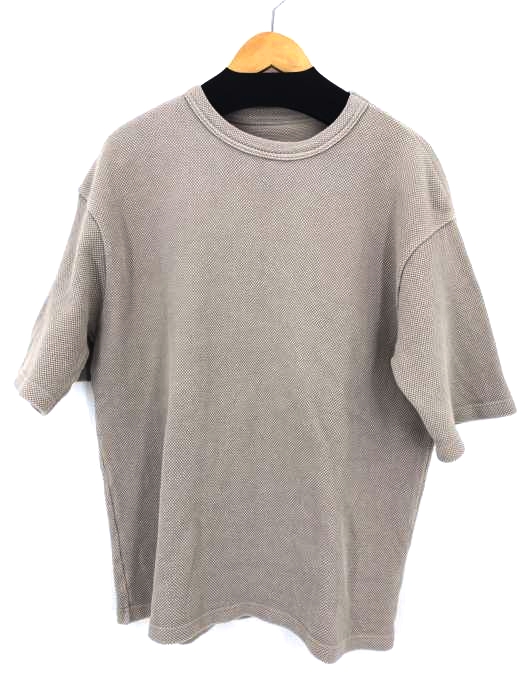 crepuscule（クレプスキュール） Highgage Moss Stitch S/S Cutsew メンズ トップス