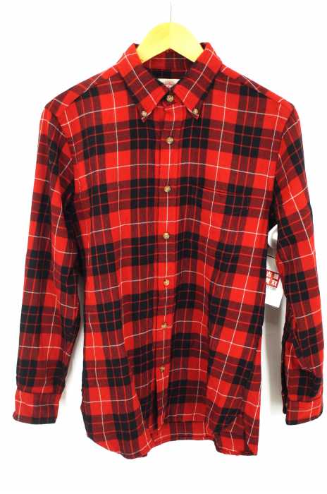 BROOKS BROTHERS REDFLEECE × PENDLETON(ブルックスブラザーズ レッドフリース ペンドルトン) Red Plaid Sport Shirt レッドプレードスポーツシャツ メンズ トップス