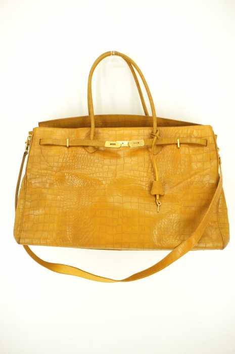 La Borsa（ラボルサ） クロコ型押し　2WAY バッグ レディース バッグ
