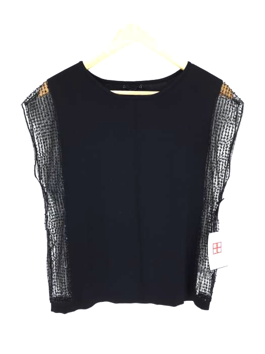ZARA KNIT（ザラニット） スパンコール装飾 ノースリーブニット レディース トップス