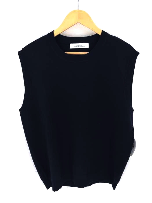UNITED ARROWS green label relaxing（ユナイテッドアローズグリーンレーベルリラクシング） ミラノリブ クルーネック ベスト メンズ トップス