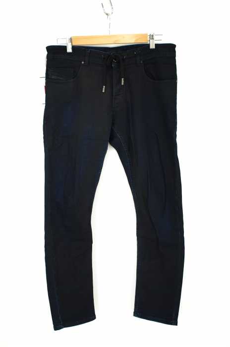 DIESEL BLACK GOLD (ディーゼルブラックゴールド) コーティングテーパードデニムパンツ メンズ パンツ