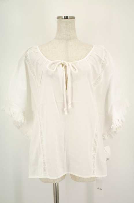 dazzlin （ダズリン） 15SS フリンジポンチョブラウス レディース トップス