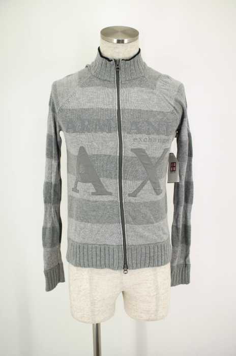 ARMANI EXCHANGE （アルマーニエクスチェンジ） プリント入りジップアップトップス メンズ トップス