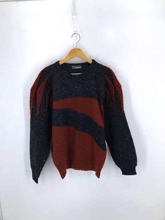 ISSEY MIYAKE（イッセイミヤケ） デザイン クルーネック ニット メンズ トップス