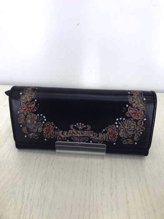 ANNASUI(アナスイ) 型押し花柄デザイン長財布 レディース 財布・ケース