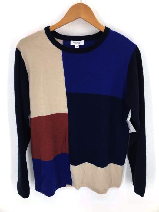 BEAUTY&YOUTH UNITED ARROWS（ビューティーアンドユースユナイテッドアローズ） レイヤード カラーパネル ニット メンズ トップス