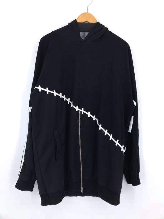 ankoROCK（アンコロック） 刺繍デザイン異素材切り替えプルオーバーパーカー メンズ トップス