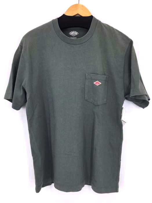 DANTON(ダントン) ロゴ刺繍クルーネックTシャツ メンズ トップス