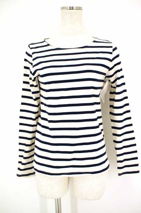 TRUDEA （） ボーダー柄ロングスリーブカットソー レディース トップス