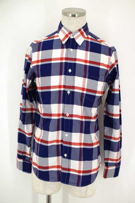 International Gallery BEAMS (インターナショナルギャラリービームス) THOMAS MASON トーマスメイソン PIN OX CHECK B.D SHIRT メンズ トップス