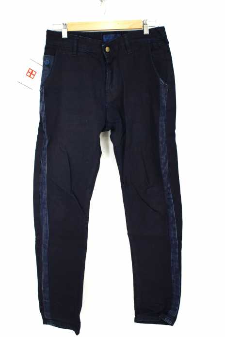 SCOTCH&SODA（スコッチアンドソーダ） ストライプ柄ペイント加工デニムパンツ メンズ パンツ
