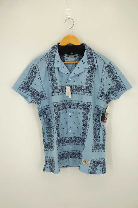 TMT(ティーエムティー) BANDANA EMBROIDERY S/SL SHIRTS バンダナエンブロイダリーシャツ メンズ トップス