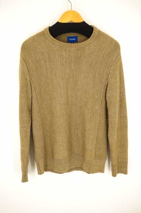 BEAMS  （ビームス） サイドリブ クルーネックプルオーバーニット メンズ トップス