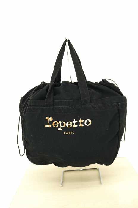 repetto（レペット） ロゴ入り キャンバストートバッグ レディース バッグ
