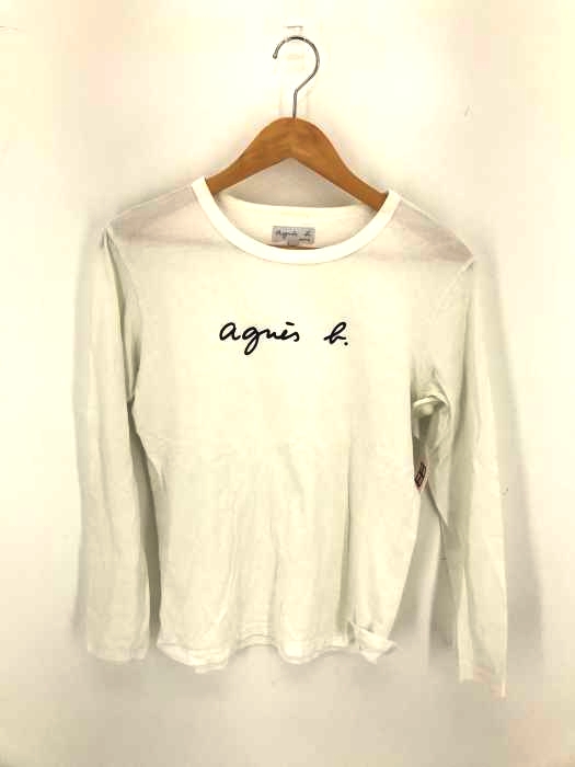 agnes b.(アニエスベー) クルーネック長袖ロングスリーブtシャツ レディース トップス