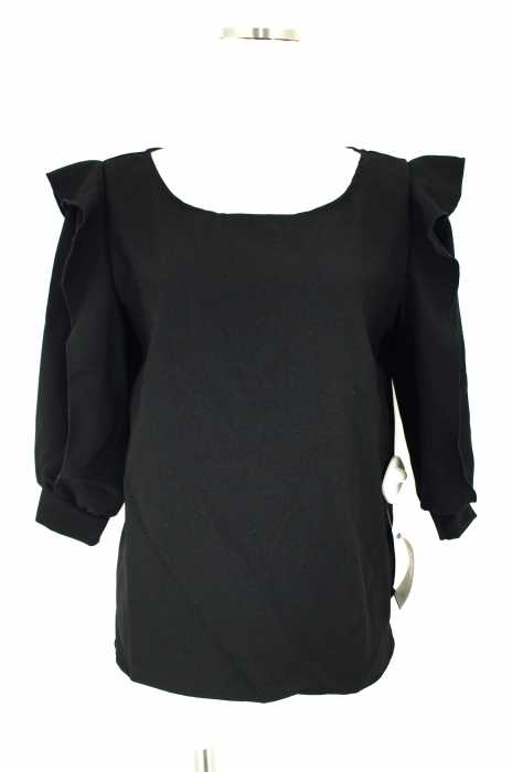 MIRACLE CLOSET() 七分袖フリルトップス レディース トップス