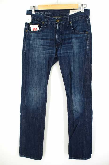 RAG&BONE (ラグアンドボーン) SLIM STRAIGHT スリムストレートデニムパンツ ボタンフライ メンズ パンツ