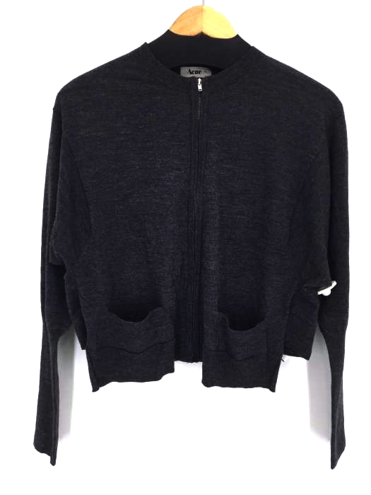 Acne（アクネ） 変形ジップアップカーディガン レディース トップス