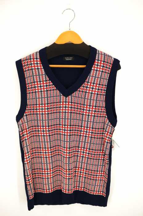 ZARA MAN （ザラマン） チェック柄 ニットベスト メンズ トップス