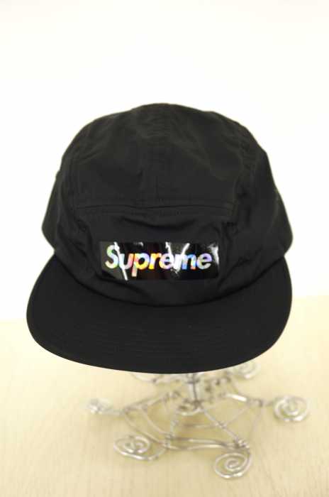 Supreme Camp Cap ホログラム キャップ ブラック シュプリーム Supreme （シュプリーム） Holographic Logo Camp Cap