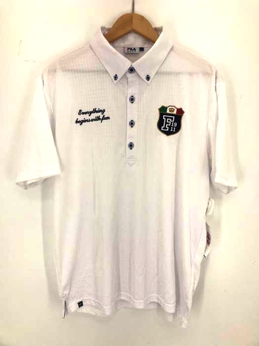 FILA GOLF（フィラ ゴルフ） ワッペン付き ポロシャツ メンズ トップス