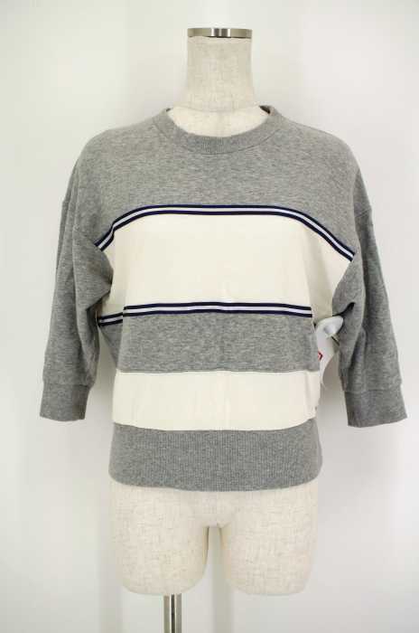 Pensee （） ボーダースウェットトップス レディース トップス