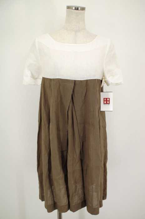ivory court （） ハーフスリーブバイカラーワンピース レディース ワンピース